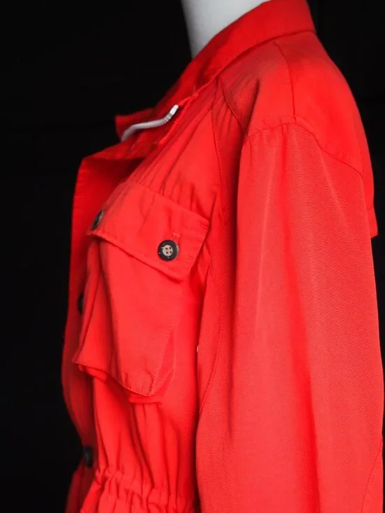 H&M | Red Utility Field Jacket - Picture 3 of 10